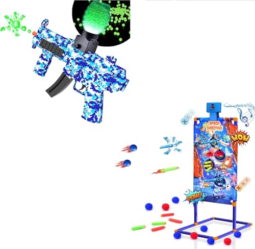 TANSAR Gel Ball Blaster Splat Orby Gun and Target Shooting Games, Automatic Outdoor Shooting Games for Yard Lawn, Outside Summer Play Toys for Family, Christmas for Ages 14+ Years Old