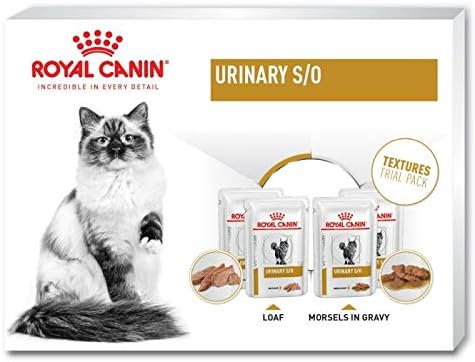 Royal Canin Urinary so Loaf And Morsels in Gravy 2 Packs of Each Trial Wet Cat Food total of 4 x 85gram
