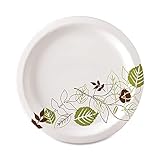 Dixie Ultra SXP9PATH Pathways Soak Proof Shield Heavyweight Paper Plates, WiseSize, 8 1/2