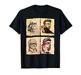 Renaissance Ninja Artists Poster Style Pop Art T-Shirt