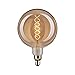 Produktbild Paulmann 28593 LED Vintage Lampe BigGlobe, 1879 Grand Edition, Ø200 mm, 7W, 390 lm, E27, Dimmbar, Gold, Filament, Retro Leuchtmittel, Goldlicht 2000 K