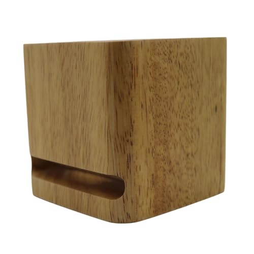 Support d'amplificateur de téléphone en bois massif noble Ludom