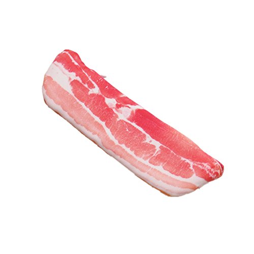 Funny Live Creative Simulation Vegetables Pencil Holders Unique Handbags Makeup Bag Fatty Pork, Carrot, Cabbage, Bamboo Shoots, Balsam Pear Pencil Case (Fatty Pork) #TOP5