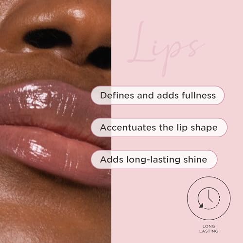 Line & Shine Duo Mocha from Sculpted by Aimee - 2-in-1 Long-Lasting Creamy Liner and Clear Gloss with Shea Butter and Raspberry Seed Oil - Image 3