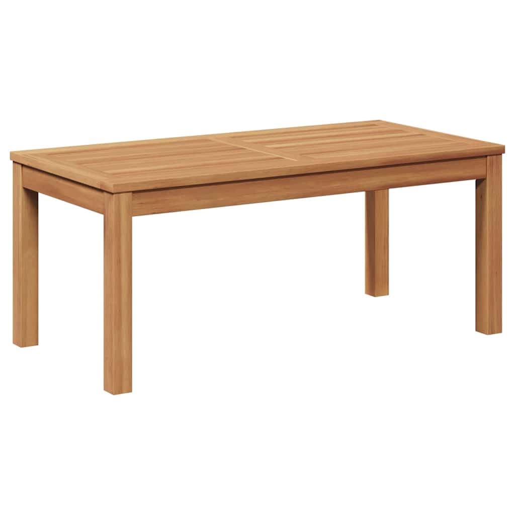 Set di 5 divani da giardino in teak naturale, resistente alle intemperie, per balcone e sala da pranzo, robusto e durevole