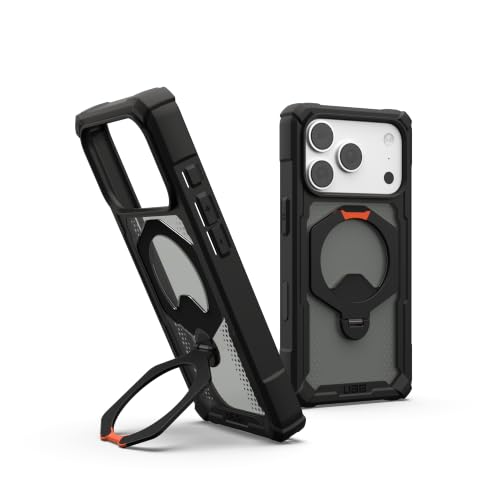 Image of Urban Armor Gear UAG Plasma XTE 360 Protective Case Designed for iPhone 18 Pro /iPhone 17 Pro, Magnetic Compatible & Kickstand, Camera Control Cover Button, Phone Ring Grip - Black /Orange