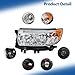 Silscvtt Headlights Assembly Replacement for Subaru Forester 2006-2008 Halogen Housing Reflector Headlamp Driver Side 84001SA471