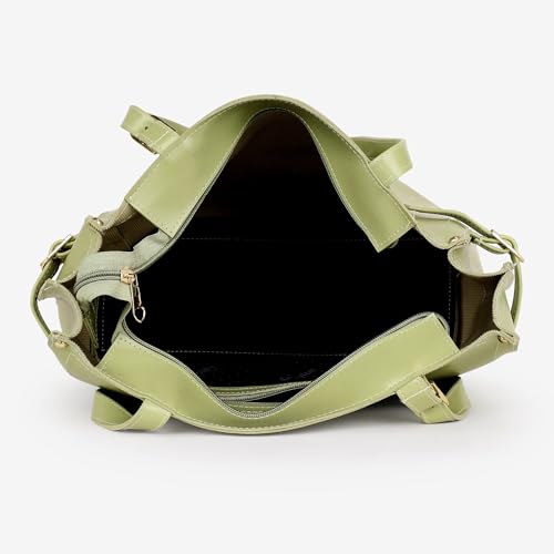 Image of Carrylux Women's Soft PU Tote Bag | Large Single Compartment Shoulder Handbag with Adjustable Strap | Office, College & Casual