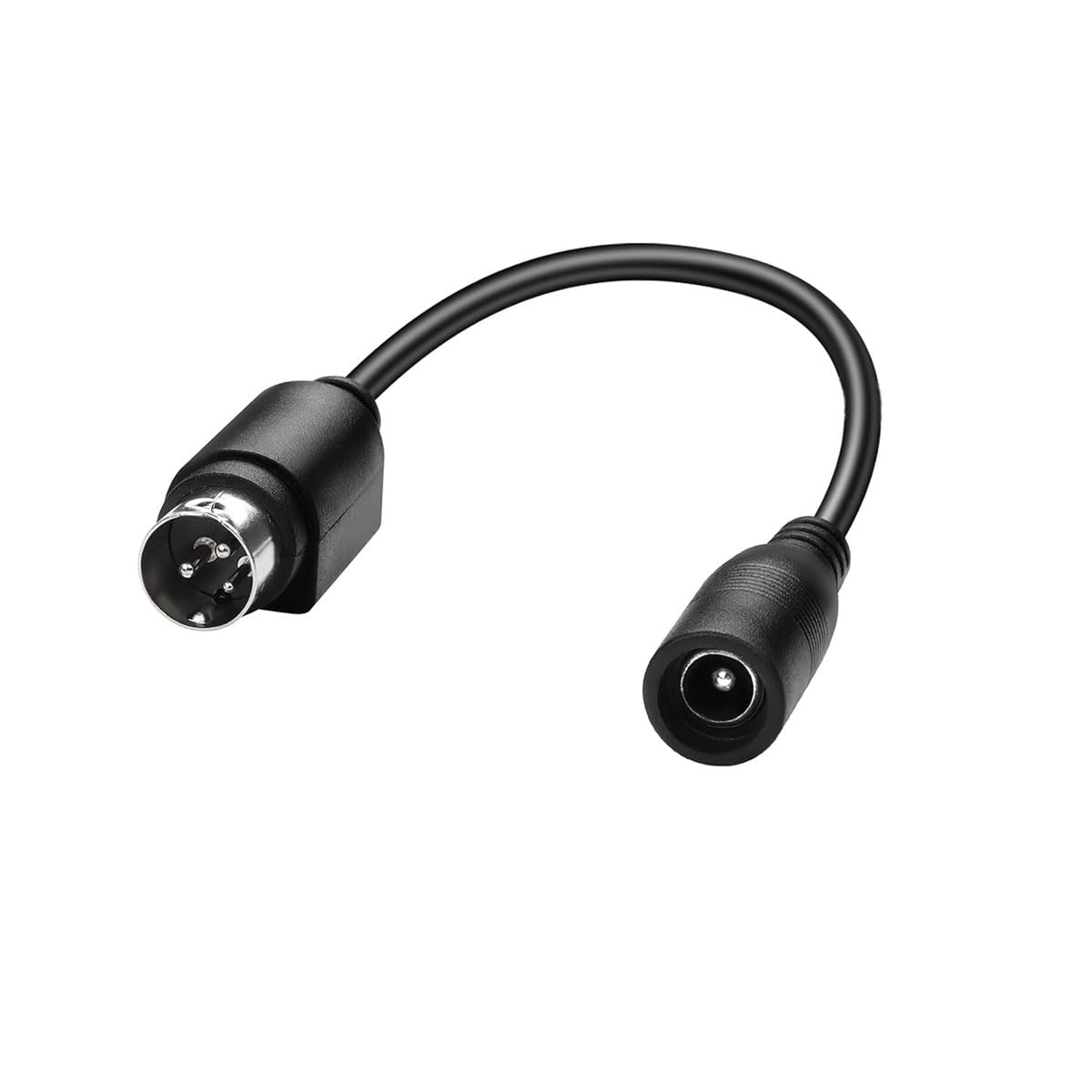 Alide 20CM 3 Pin DIN to 5.5X2.1mm DC Power Short Cable for CCTV Camera System Chargers Adapter Printers DVRs 12V 20AWG Copper Core​