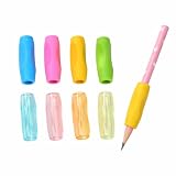 ARYIMYDP 16 Pezzi Impugnatura Matita per Bambini, Correttore di Scrittura Ergonomico, 4 Colori 2 Modelli, Aiuto per la Postura