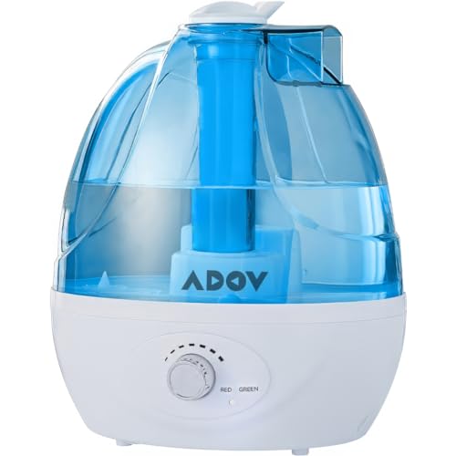 ADOV Humidifier, 2.5L Cool Mist Humidifier for Bedroom Home Baby Room with 360° Nozzle, Waterless Auto Shut-off, Up to 30 Hours 28db Whisper Quiet Air Humidifiers for Office, Plants, Living Room, Yoga ADOV Humidifier, 2.5L Cool Mist Humidifier for Bedroom Home Baby Room with 360° Nozzle, Waterless Auto Shut-off, Up to 30 Hours 28db Whisper Quiet Air Humidifiers for Office, Plants, Living Room, Yoga