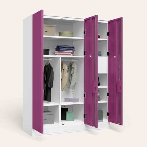 Image of Interio by Godrej Slimline XL 3-Door Steel Almirah