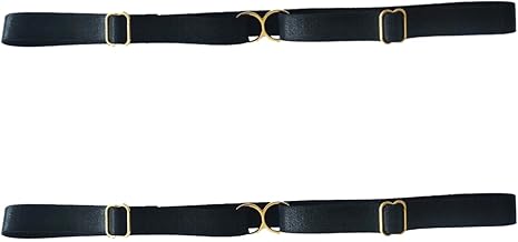 Jarretières, Lot de 2 jarretelles sexy pour mariée extensible avec nœud, Jarretière fine pour cuisses pour femmes, future mariée (Noir-88)