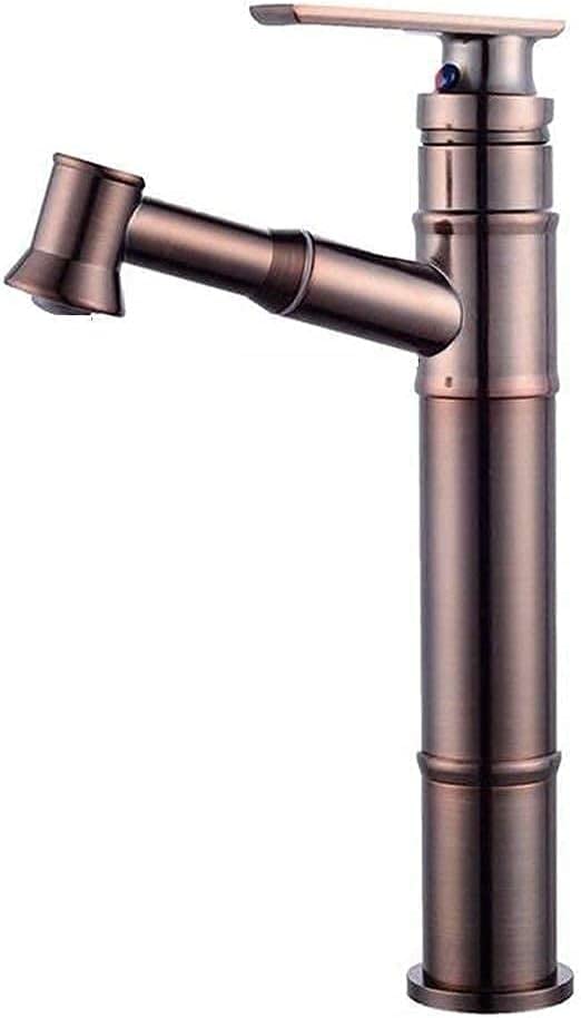 Mitigeur de bain extractible pour nettoyer facilement votre lavabo à cascade télescopique