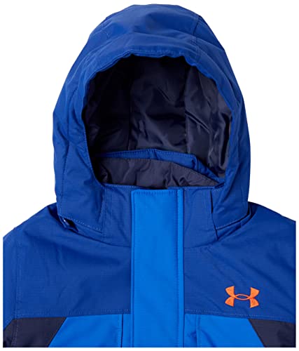 Under Armour Boys Westward 3-In-1 Jacket, Removable Hood & Liner, Windproof Water Repellant 3 In 1 Jacket, Versa Blue, Large Us #TOP6