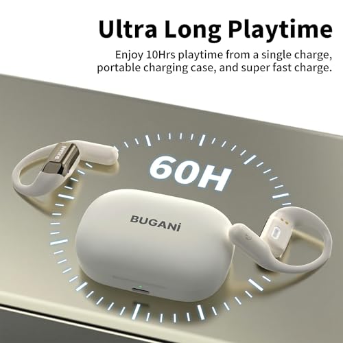 BUGANI Open Ear Headphones Bluetooth Earbuds Wireless Ear Buds — view 4