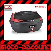 Givi B47NML Blade Monolock Topcase mit Platte, Carbon – Ansicht 2