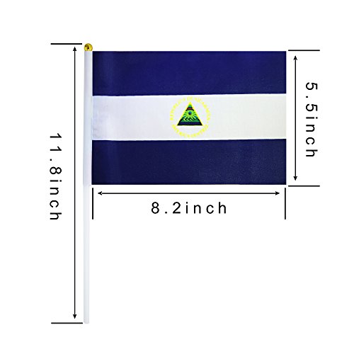 Pacote com 25 bandeiras de mão Little Girl