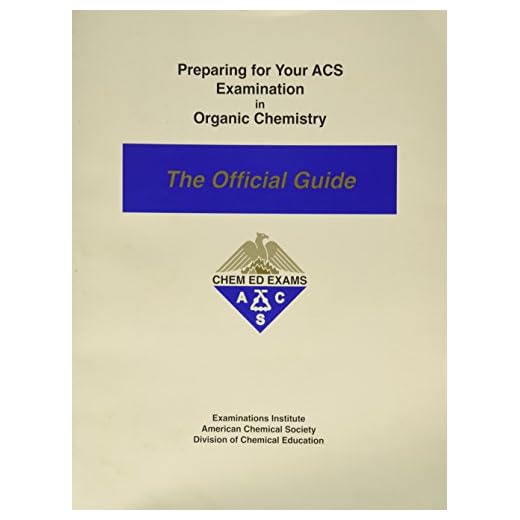 Preparing for you ACS Examination in Physical Chemistry : The Official Guide
