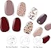 Dashing Diva Gloss Nail Strips Bundle - The Fall Florals Collection - Alpine Retreat & Wildflower - UV Free, Chip Resistant, Long Lasting Gel Stickers - Contains 2 Sets