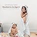 MINIBOO Hooded Baby Towels for Newborn & Toddler - Super Soft Baby Bath Towels with Hood, Highly Absorbent Viscose Made from Bamboo Hooded Towel for Boys, Girls, Newborn Essentials