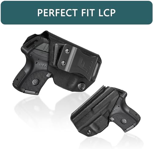 kydex Holster Ruger LCP 380 Holster/Ruger LCP 2 Holster | Ruger lcp 380 Accessories | Inside Waistband Carry | Right-Hand Draw | No Wear, No Jitter Alternate view