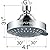 HOPOPRO Rain Mode High Pressure Shower Head 4.1 Inch Small Sized High Flow Fixed Showerheads