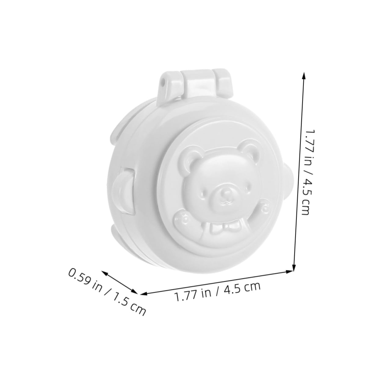 Cabilock 2pcs Child Safety Button Covers Childproof Button Lock for Washing Machine Baby Proofing Device Easy Installation Universal Fit Sturdy Plastic Construction