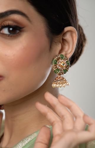 Chandbali Ethnic Earrings - Trendy Design