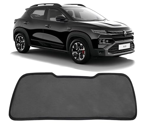 Image of Autofact Dicky Curtain for Renault Kiger | Custom Fit Rear Windshield Sunshade | UV & Heat Protection | Foldable Mesh | Privacy & Cooling Car Accessory