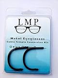 LMP Optical® Brown Cable Temple Retrofit Kit & instructions Universal Fits Most Metal frames 1.3mm