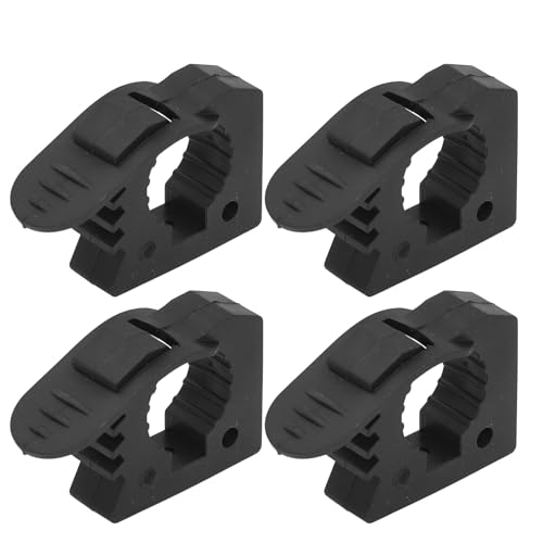 4 Pcs Rubber Clamp for Mounting Tools & Equipment, Heavy Duty Rubber Shovel Mount with 30-40mm Clamping Range and 11kg Load Capacity Ideal for Car Truck UTV ATV Emergency Vehicles