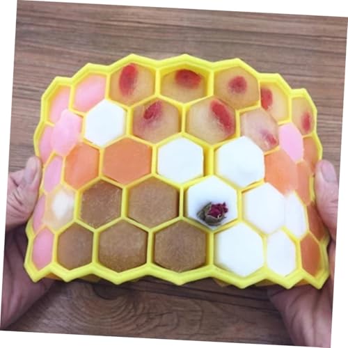 2 Moldes para Cubos de Hielo de Silicona con Tapa miniatura 6