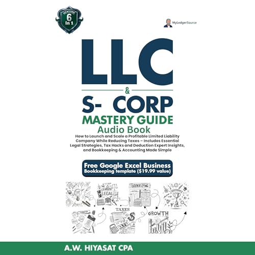 Page de couverture de LLC & S-Corp Mastery Guide 6-in-1