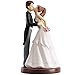 dekora - Decorazione per Torte di Matrimonio - Figura di Sposi Bacio 16 cm