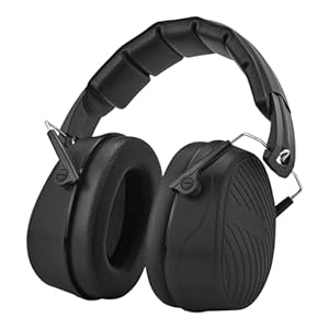 ZOHAN 019 Noise Cancelling Headphones for Adult – NRR 28dB Hearing Protection Ear Muffs for Working, Shooting, Mowing, Autism, Construction