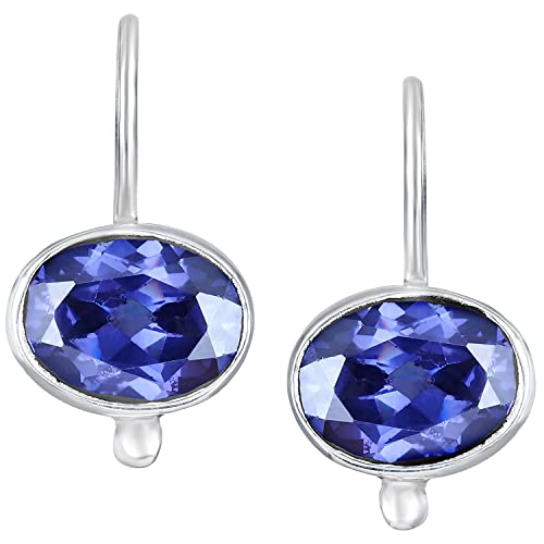 Aheli 925�X�^�[�����O�V���o�[ �_�C�������h�J�b�g �L���[�r�b�N�W���R�j�A �_���d�グ �ϐF�h�~ �t�B�b�V���t�b�N �u���[ �t�F�C�N�T�t�@�C�A �ȉ~�` �h���b�v�C�������O ���f�B�[�X �K�[���Y �X�^�C���b�V�� ���M�����[�E�F�A, �X�^�[�����O�V���o