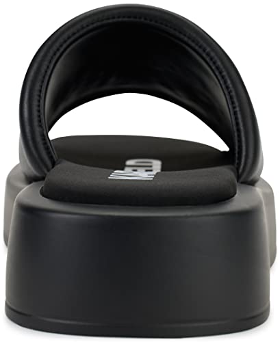 KARL LAGERFELD Women's Opal Embellished Platform Sandal Slide2