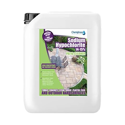 Sodium Hypochlorite Patio Cleaner 15% Grade 5 Litres Cover