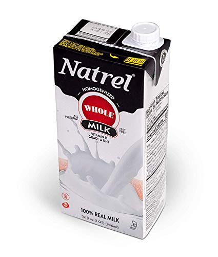 image for Natrel | Whole Milk | 32 Ounce | Pack of 12 | Shelf Stable Milk | Glut
