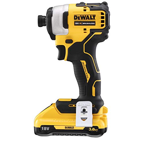 Image of DEWALT DCF809L2T-QW - 18V Li-ion Sub-Compact Series Cordless 1 /4 inch Impact Driver with Brushless Motor-2x3Ah Batteries Included