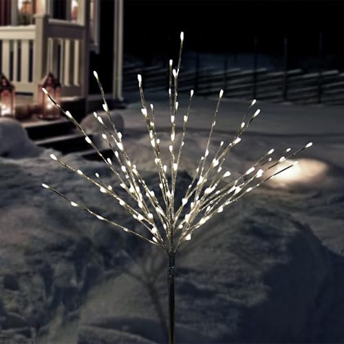 Alpine Corporation 39" H Indoor/Outdoor Metallic Foil Tree Stake Holiday