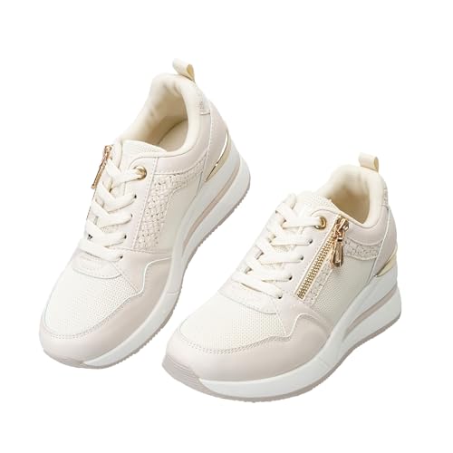 JOMIX Scarpe da Ginnastica Donna con Zeppa...