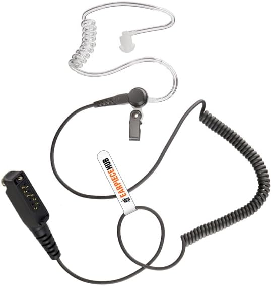 Listen only Covert Acoustic Tube Earpiece Compatible with Sepura STP8000 STP9000 Multi-Pin Radio