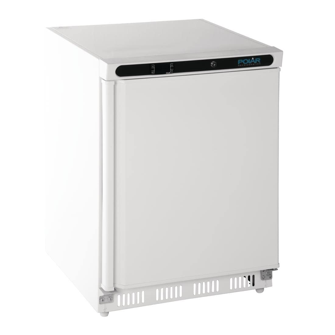 Polar Refrigeration C-Series 150W Under Counter Freezer 140 Litre, White, Energy Rating A, -25°C to -10°C, 855(H) x600(W) x595(D) mm, Total Usable Capacity: 78 Litre, 2 Shelves, R600a | CD611