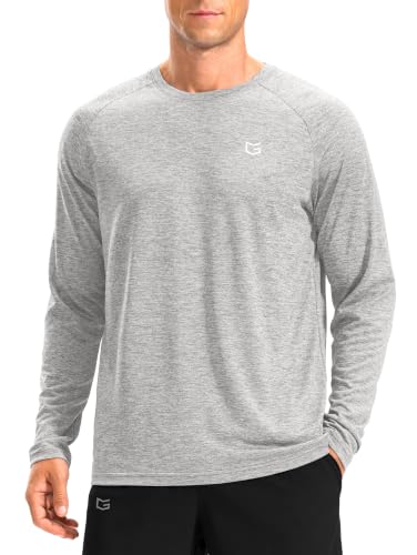 G Gradual Men's Athletic Running Shirts Long Sleeve Dry Fit Workout T-Shirt