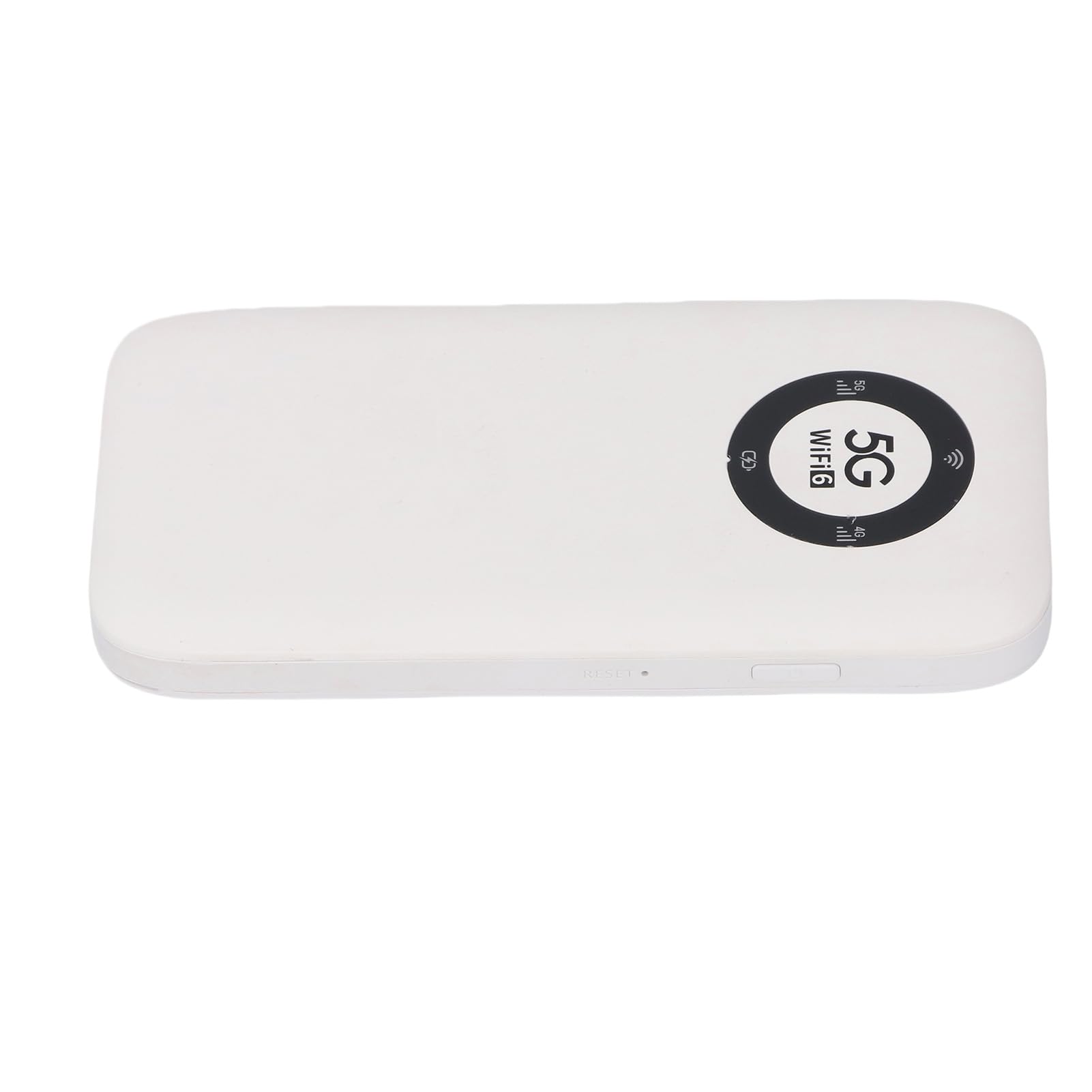 Generic Hotspot Mobile 5G Connessione Wireless Dual Band Batteria da 7100 MAh Slot per Scheda SIM Dispositivo WiFi Portatile per Console di Gioco in Viaggio (WHITE)