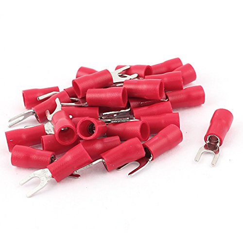 Aexit 30pcs AWG14-12 conectores espátula aislados para audio miniatura 1