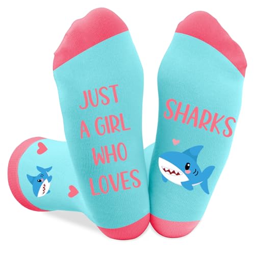 Coopyin Shark Gifts for Women and Girls Cute Funny Shark Lovers Themed Socks Accessories Presents Christmas Birthday Stocking Stuffers Xmas Galentines Mothers Day Valentines Graduation Gift