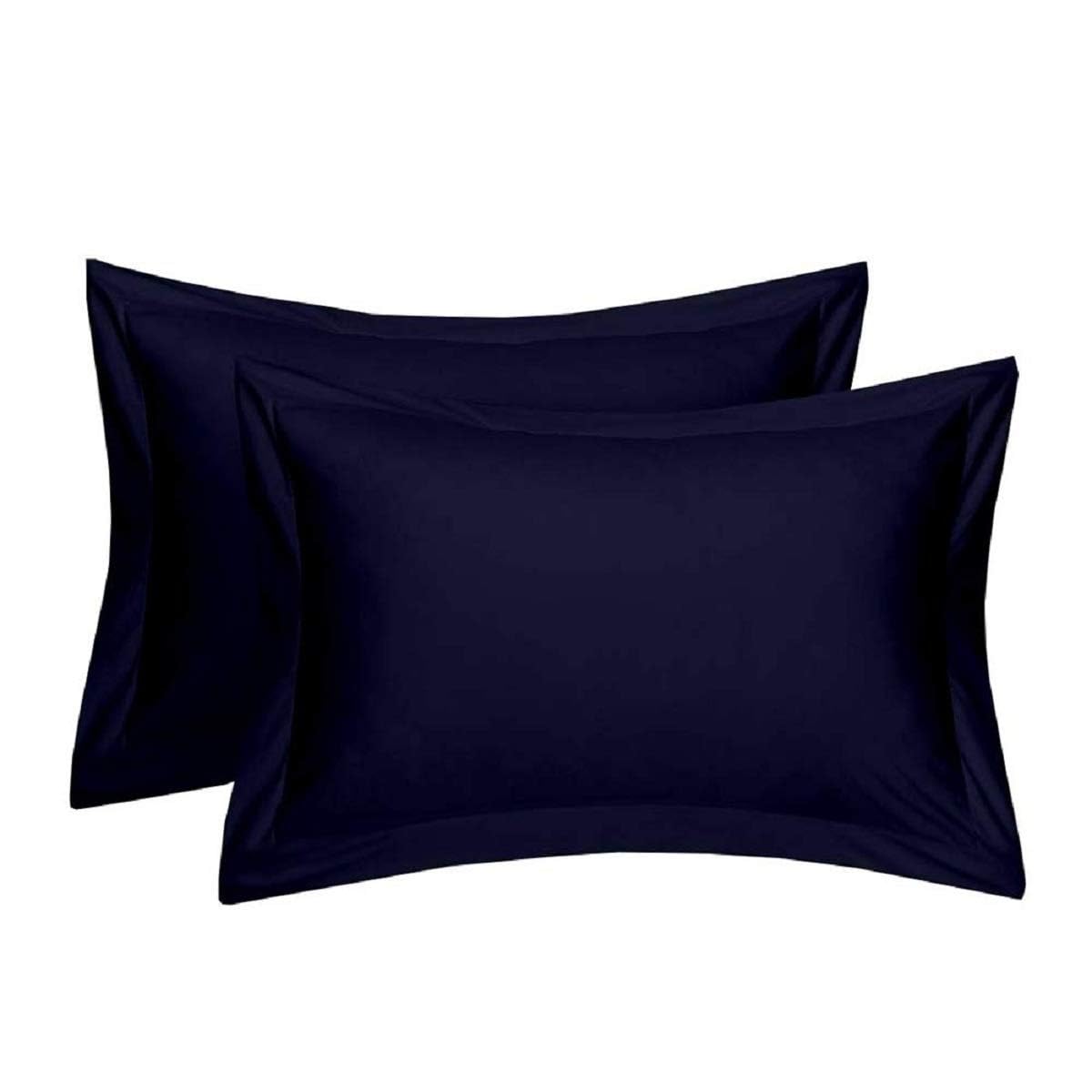 Dark Gray Cotton Pillow Covers - Set of 2 -6